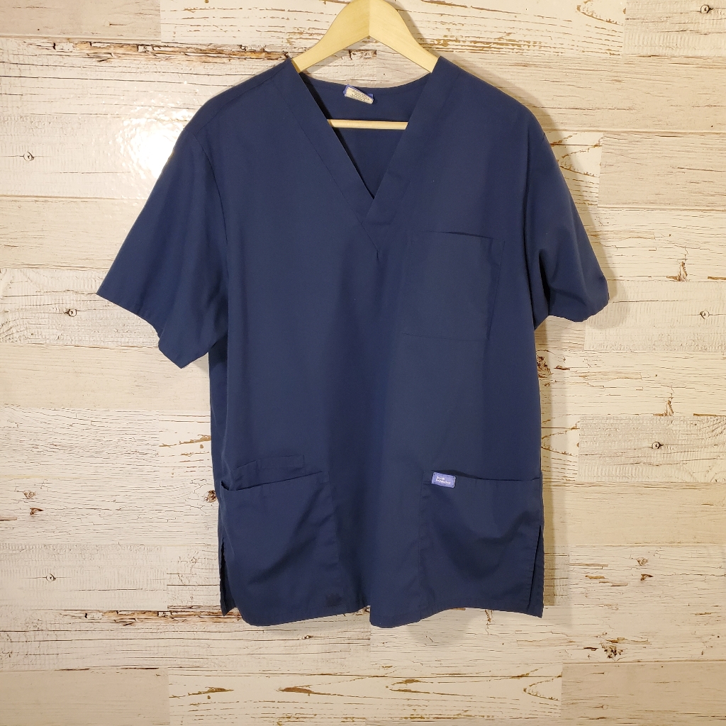 Scrub Solutions Navy Scrub Top